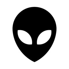 Alien Head Vector Icon