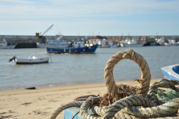 Fototapeta premium liny żeglarskie