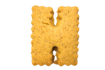 Biscuits letters. Words