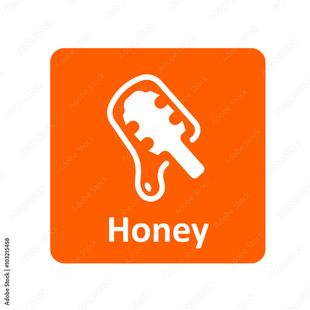 Poster honey icon for web and ui