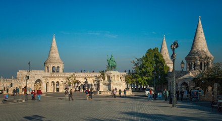 Fishermen's bastion in Budapest, Hungary