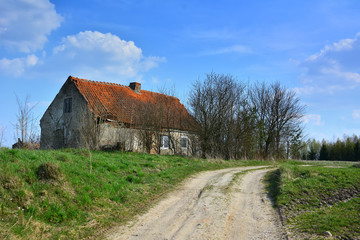 Fototapeta na wymiar Old farm in Poland, Mazury