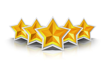 five star class seal or badge