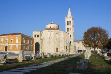 Fototapeta na wymiar Centro storico di Zadar