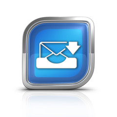 Message Time Blue Icon Sign