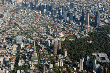 Aerial view of Mexico City. - 103218610