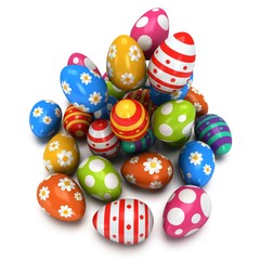 Obraz premium Easter egg in a pale