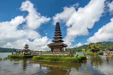 Pura Ulun Danu temple on a lake Beratan. Bali ,Indonesia