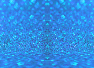 blue glitter bokeh texture abstract background