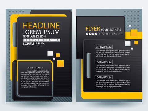 
Abstract vector modern flyers brochure / annual report /design templates / stationery with white background in size a4