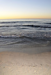 Beach in Alicate, Spain an early morning