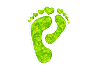 F&uuml;sse mit Zehen aus Herzen