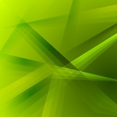Abstract green shiny striped vector background