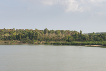 Khong river in Thailand