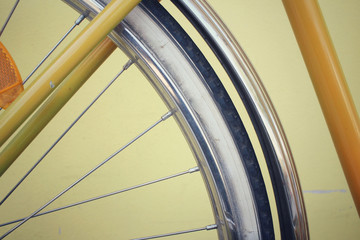 Vintage bicycle wheel