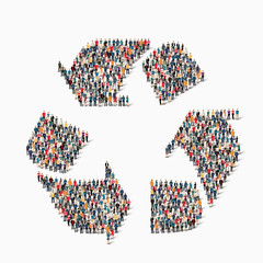group  people  shape  recycling