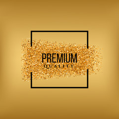 Premium quality golden background