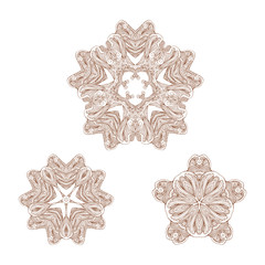 Floral elements mehandi set