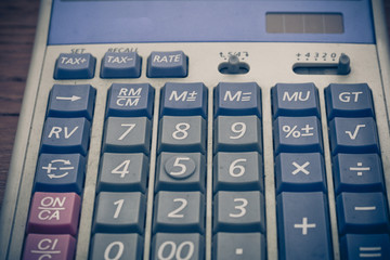 calculator vintage filter background