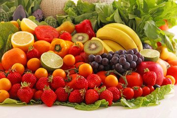 新鮮な野菜と果物