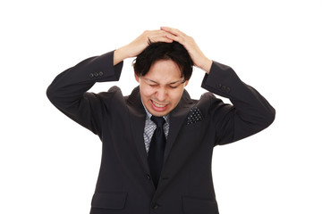 苦悩するビジネスマン