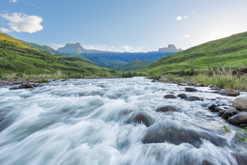 Tugela River flowing strong