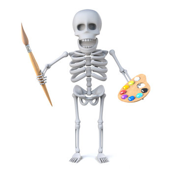 3d Skeleton aspires to being a great artist