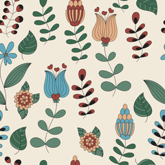 Vector Childish Seamless Pattern