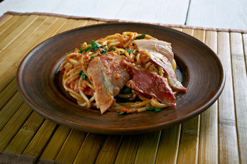 Spaghetti allamatriciana.