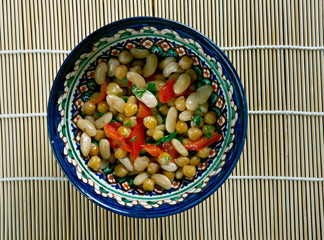 Pakistani Mixed Bean Salad