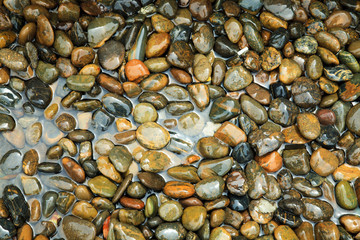 Many small stones, background.