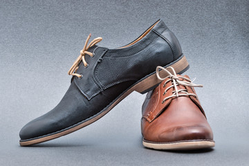 Casual leather shoes 