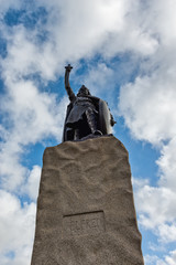 Statue of King Alfred the Great in Winchester.