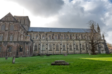 Fototapeta premium Facade of Winchester Cathedral in England