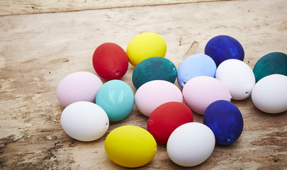 Colourful easter egg