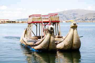 Reed Boat - Lake Titicaca - Peru