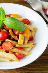 italian pasta with vegetables