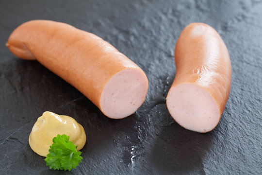 Bockwurst mit Senf