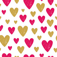 Hand drawn seamless vintage pattern