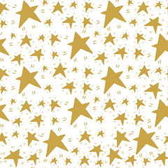Hand drawn seamless vintage pattern