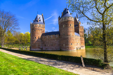 medieval castle Beersel. Belgium