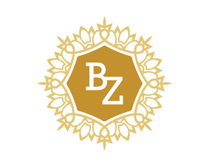 BZ initial royal letter logo