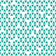 Turquoise Triangle Seamless Pattern