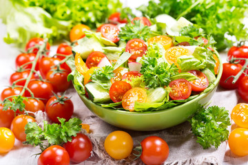 bowl of fresh salad