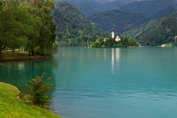 Fototapeta premium Bled lake,Slovenia