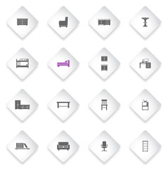 Furniture simply icons