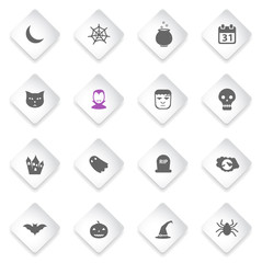 Halloween simply icons
