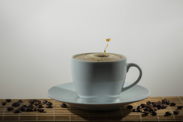 droplet of coffee
