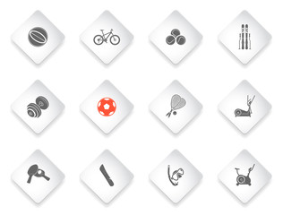 Sport equipment symbols