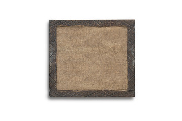 Old square wooden board